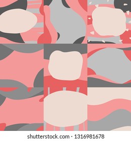 Vectors trendy backgrounds. Vector design background. Modern design template. Card on a soft background. Vector image. Backgrounds for the page in social networks and visit card