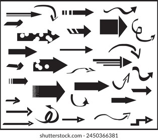 Vectors with various arrow icons in design