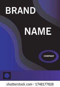 vector-shaped design in the form of color gradations that are usually used labels of a product