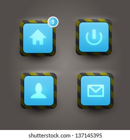 Vectoruser interface icons set