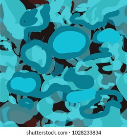 Vectot of seamless pattern with marbling texture.Chrysocolla