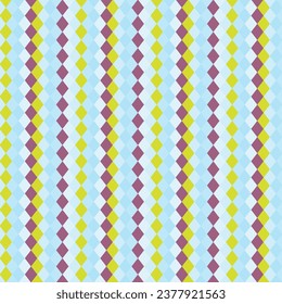 Vectro flat design geometric argyle pattern.