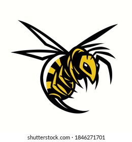 Veector Bee Hornet Wasp Mascot Stock Vector (royalty Free) 1846271701 