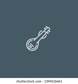 Veena vector icon. Veena concept stroke symbol design. Thin graphic elements vector illustration, outline pattern for your web site design, logo, UI. EPS 10.