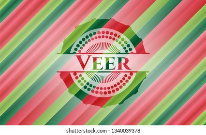 Veer christmas emblem.