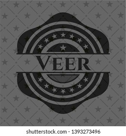 Veer dark emblem. Retro. Vector Illustration. Detailed.