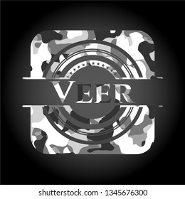 Veer on grey camo texture