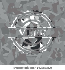 Veer on grey camouflage pattern