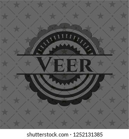 Veer realistic dark emblem