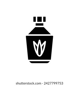 Vegano Agave Ilustración vectorial de icono lleno