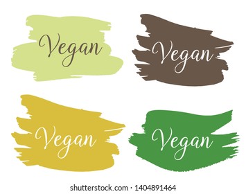 Vegan Bio, Ecology, Organic logo and icon, label, tag. Vegan, raw, healthy food badges, tags set for cafe, restaurants, products packaging. Food vegan sticker. stamp vector illustration.