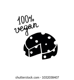 vegan cheese doodle icon