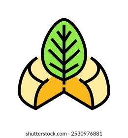 vegan cheese vegan food color icon vector. vegan cheese vegan food sign. isolated symbol illustration