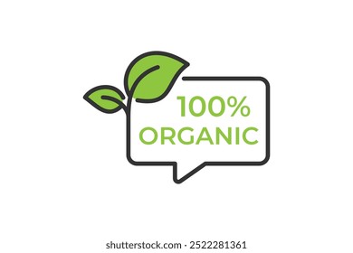 vegan consult logo, 100 percent organic product label for Organic food logo simple