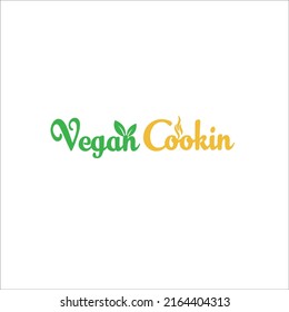 vegan cookin cooking logo , vegan logo