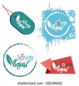 Vegan Day Icons Sets