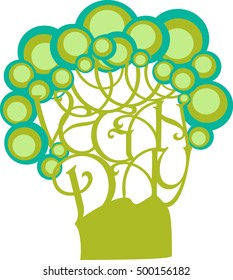 Vegan Day Logo Vintage Conception
