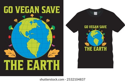 Día vegano diseño de camiseta Plantilla gráfica. internacional No Diet Day Vector diseño de camiseta Ilustración, diseño de camiseta vegana y orgullosa. 