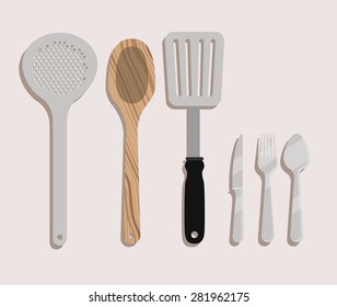 Vegan design over grey background, vector illustration