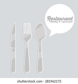 Vegan design over white background, vector illustration