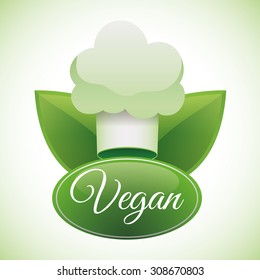 Vegan digital design, vector illustration 10 eps graphic