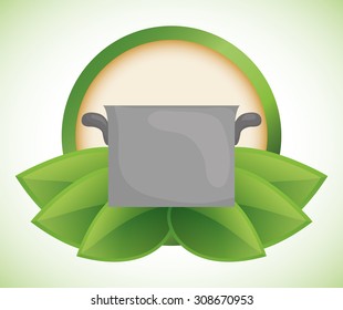 Vegan digital design, vector illustration 10 eps graphic