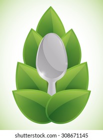 Vegan digital design, vector illustration 10 eps graphic