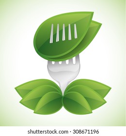 Vegan digital design, vector illustration 10 eps graphic