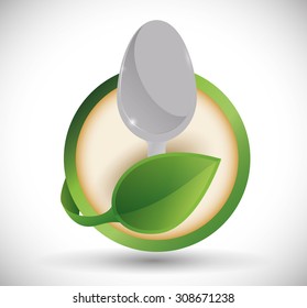 Vegan digital design, vector illustration 10 eps graphic