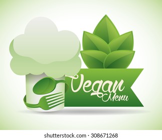 Vegan digital design, vector illustration 10 eps graphic