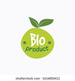 vegan and eco logo template