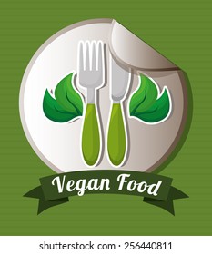 vegan food design, vector illustration eps10 graphic 