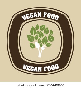 vegan food design, vector illustration eps10 graphic 
