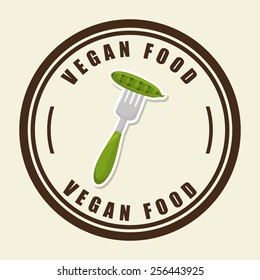 vegan food design, vector illustration eps10 graphic 