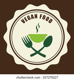 vegan food design, vector illustration eps10 graphic 
