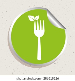 vegan food design, vector illustration eps10 graphic 