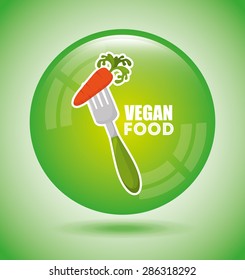 vegan food design, vector illustration eps10 graphic 