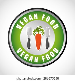 vegan food design, vector illustration eps10 graphic 