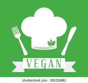 Vegan food design, vector illustration eps 10.