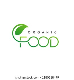 Vegan Food Logo Design Template