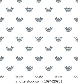 Vegan food pattern vector seamless repeat for any web design