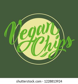 vegan, green. logo.