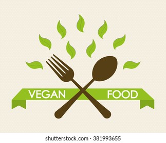 Vegan icon design 
