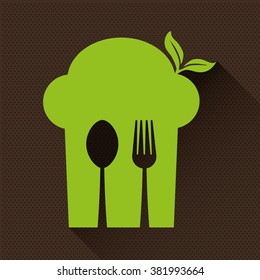 Vegan icon design 