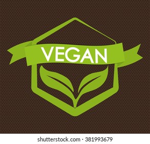 Vegan icon design 