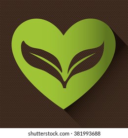 Vegan icon design 