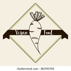 Vegan icon design 