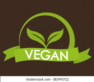 Vegan icon design 
