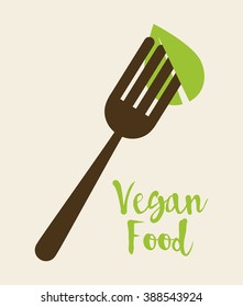 Vegan icon design
