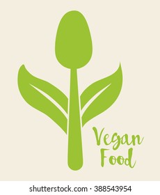 Vegan icon design